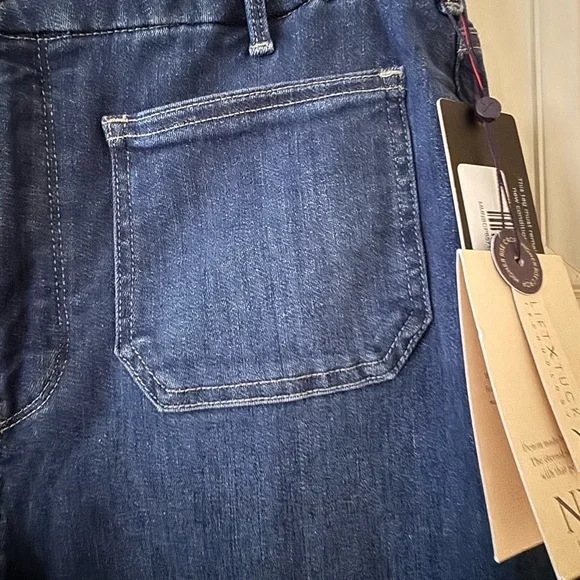 NYDJ Fanciful Wide Leg Capri Jeans Size 14 BNWT - Picture 2 of 6